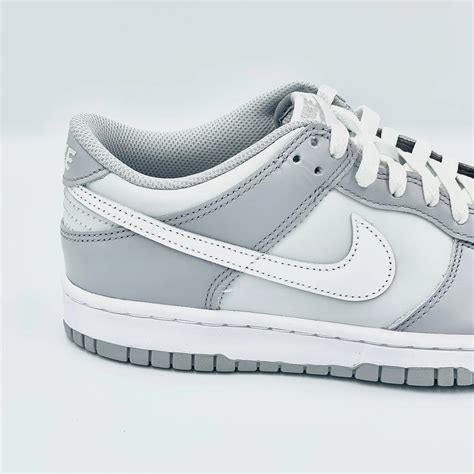 nike dunk low two toned.